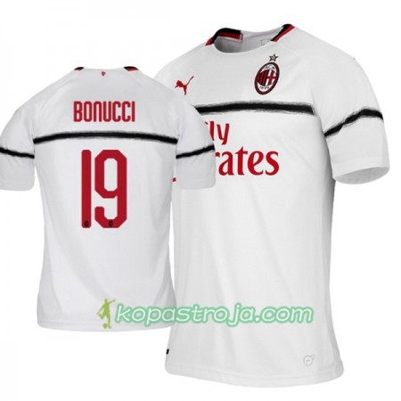 Billiga Fotbollströjor AC Milan Leonardo Bonucci 19 Borta tröja 2018/19 Kortärmad